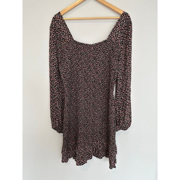 Tillys West Of Melrose Garden Party Smocked Ruffle Hem Mini Dress XL NWT - Picture 6 of 9